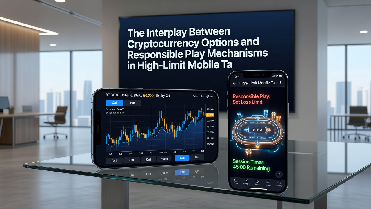 Mobile screen showing responsible gaming dashboard with crypto transaction history and limit adjustment options